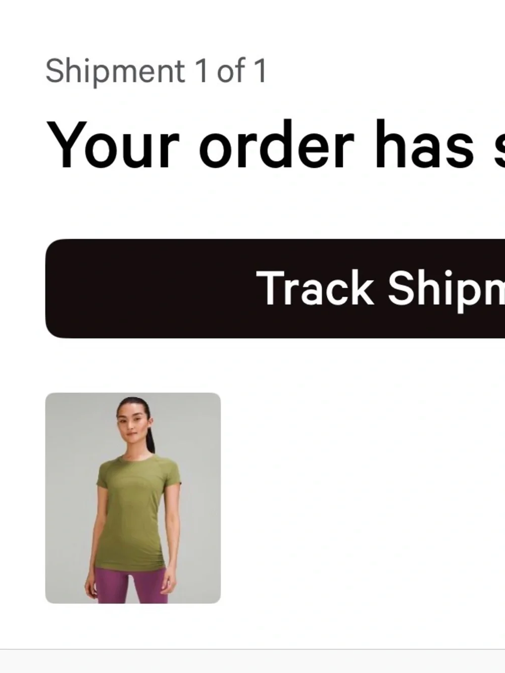 Lululemon Swiftly tech short sleeve shirt